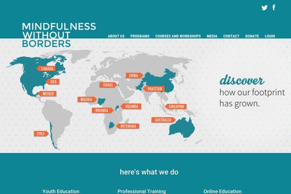 Mindful theme site design template sample