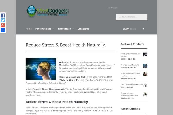 Site using Storefront-designer plugin