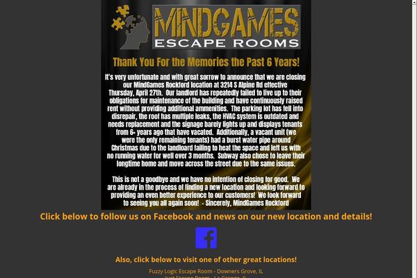 Escape theme site design template sample