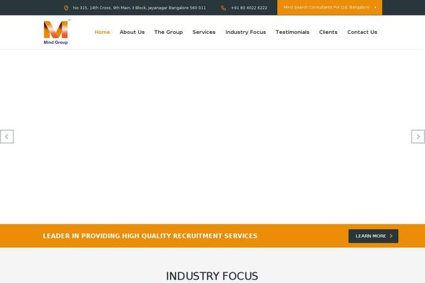 Consulting theme site design template sample