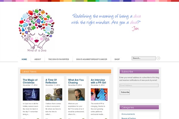 Continuum theme site design template sample