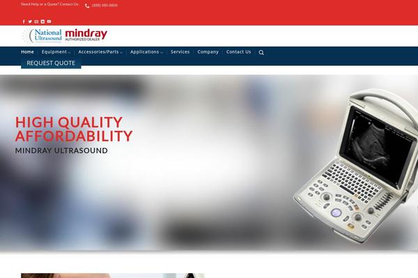 mindrayamerica.com site used Mindray-america