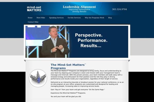 Paradigm theme site design template sample