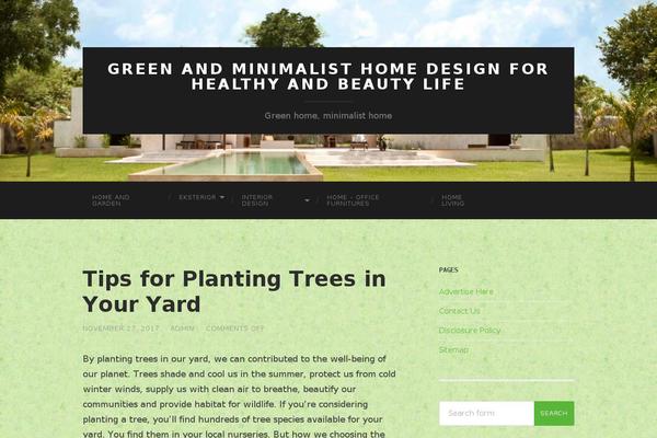 Hemingway theme site design template sample