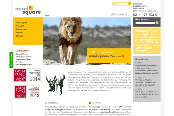 Site using Msq-embed plugin