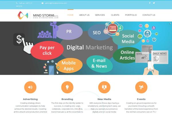 TheFox theme site design template sample