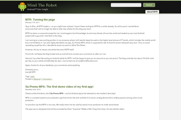 RenownedMint theme site design template sample