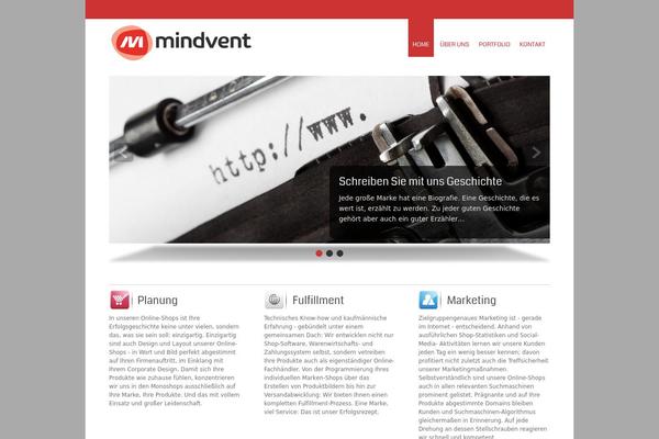 Small Business theme site design template sample