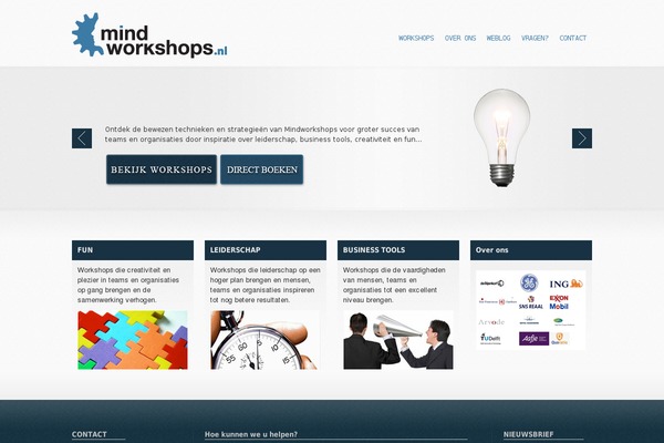 mindworkshops.nl site used Columbia
