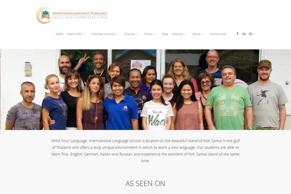 mindyourlanguagethailand.com site used MIND