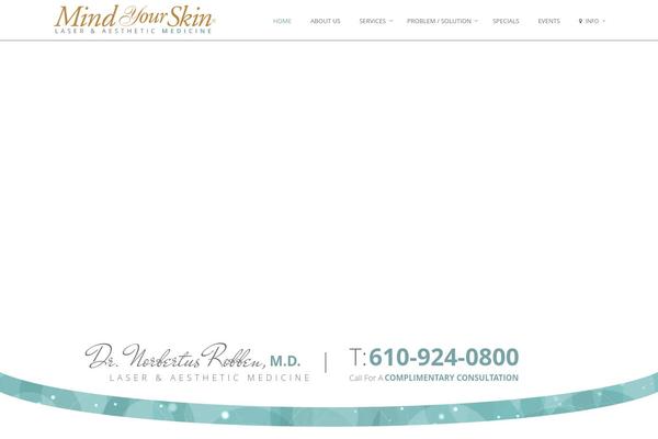Mys theme site design template sample