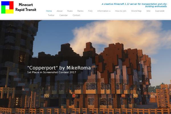 Customizr theme site design template sample