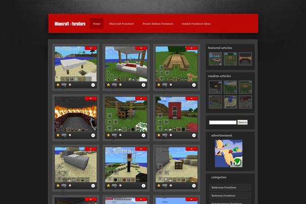 minecraft-furniture.com site used eGallery