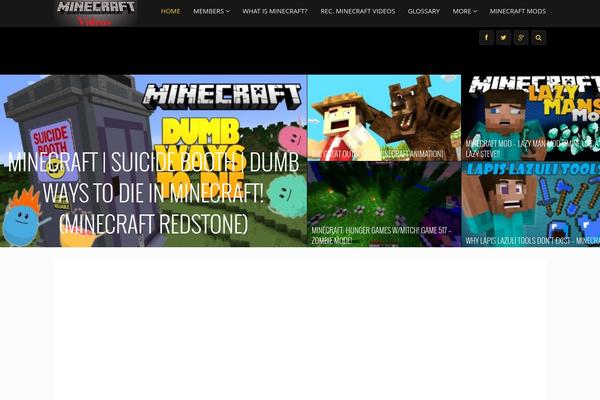 Truemag theme site design template sample