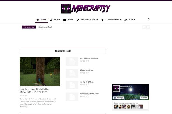 Breeze theme site design template sample