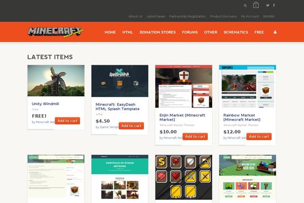 minecraftwebsitetemplates.com site used Ivan-robotico