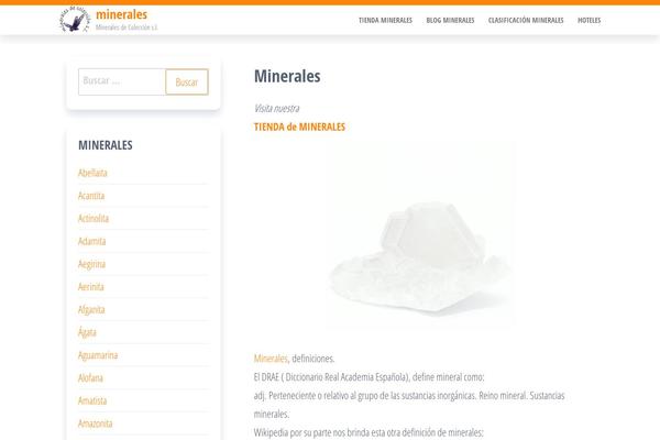 mineral-s.com site used Popularis Writer