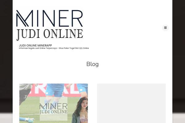 minerapp.com site used Elegant-portfolio
