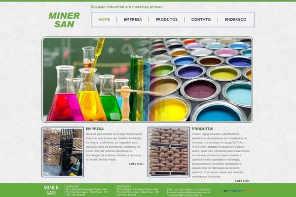 minersan.com.br site used Personalizado