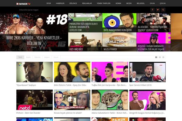 Truemag theme site design template sample