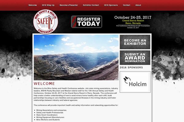 minesafetyconference.org site used D4basetheme