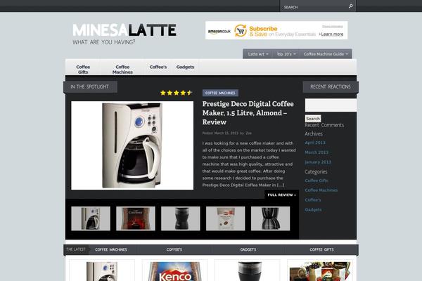 Continuum theme site design template sample