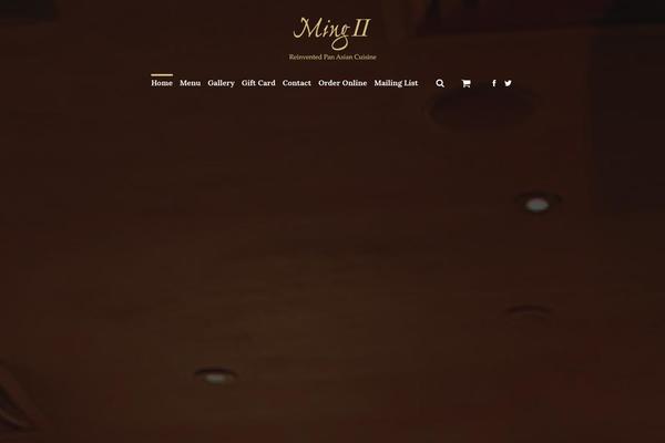 Ristorante theme site design template sample