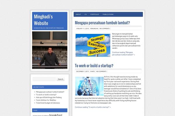 zeeBizzCard theme site design template sample