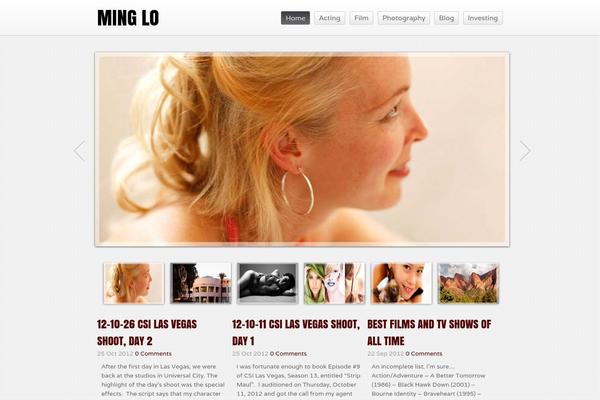Parallax theme site design template sample