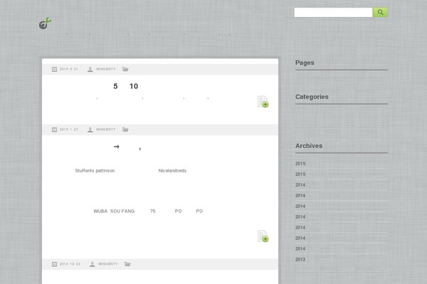 Snc-mono theme site design template sample