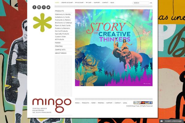 mingopress.com site used Mingo