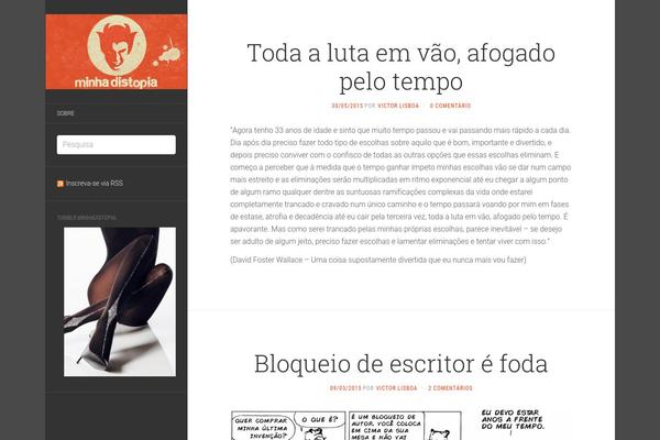 Flat theme site design template sample
