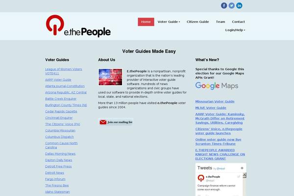 Site using Mini twitter feed plugin