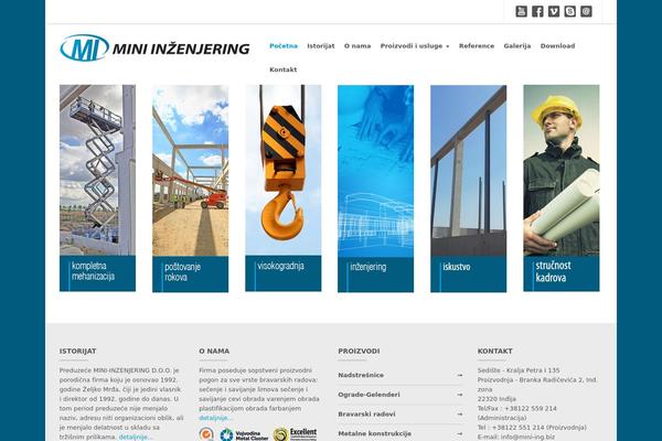 456Industry theme site design template sample