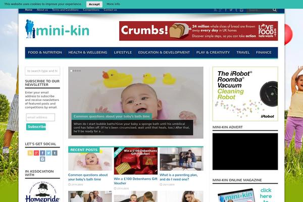 Jarida theme site design template sample