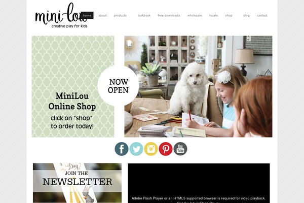 Modularity theme site design template sample
