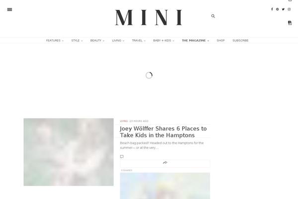 The Voux theme site design template sample