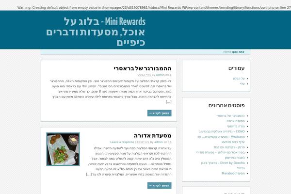 Trending theme site design template sample