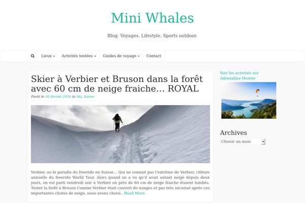 Coeur theme site design template sample