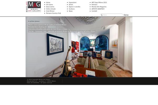Magazeen theme site design template sample