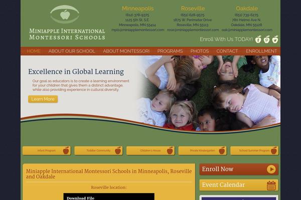 Glass theme site design template sample