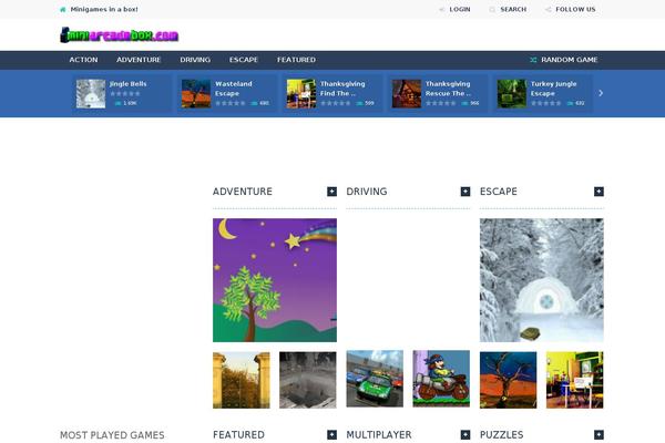 miniarcadebox.com site used Myarcadetheme