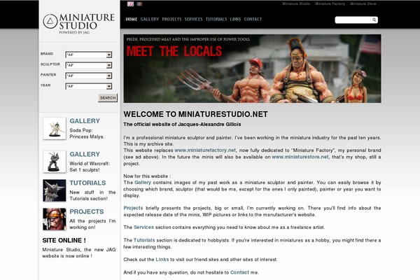 miniaturestudio.net site used Loom-child