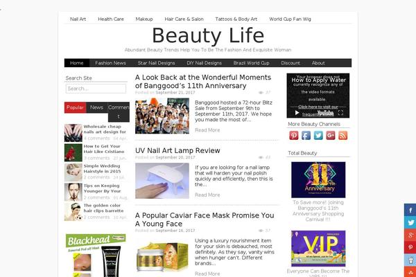 Site using Kento Latest Tabs plugin