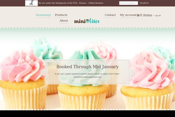 Cafeteria theme site design template sample