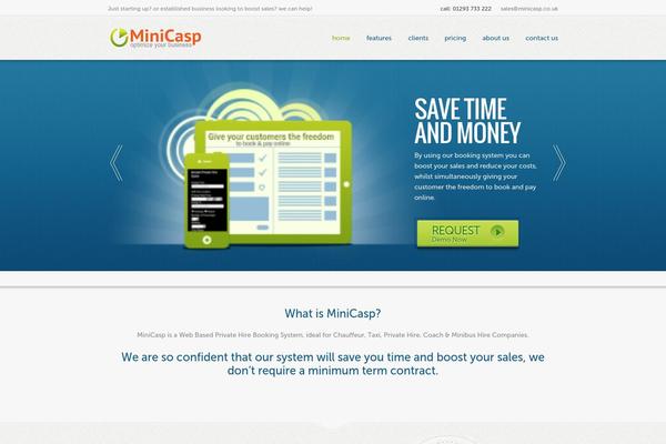 Optima theme site design template sample