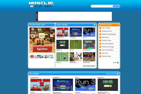 newgames theme websites examples
