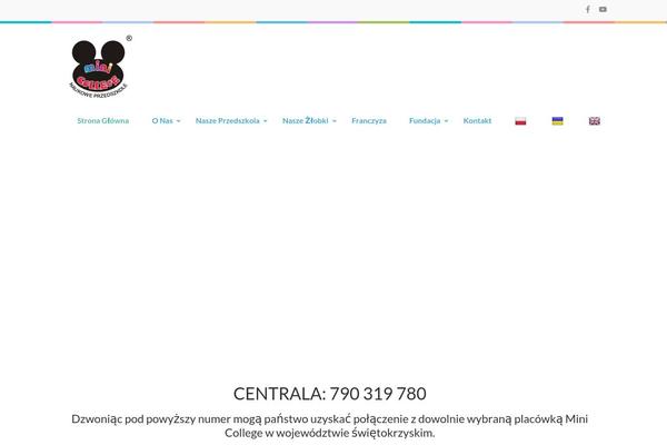 minicollege.pl site used Preschool and Kindergarten