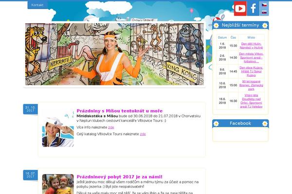 minidiskoteka.cz site used Happykids-child