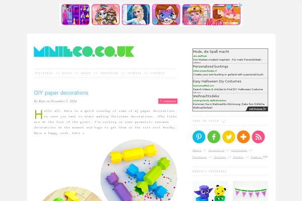 minieco.co.uk site used Doyel Blog